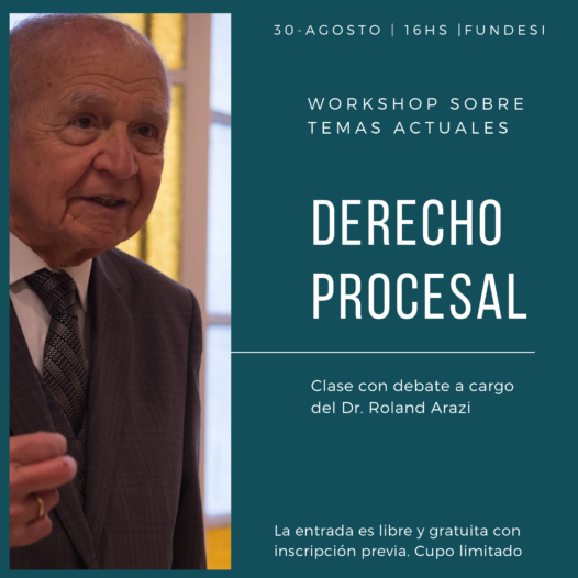 Workshop sobre Temas actuales de DERECHO PROCESAL