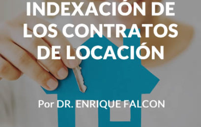 Indexación de los contratos de locación